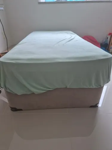 Cama e Colchão de Solteiro Euro Colchões