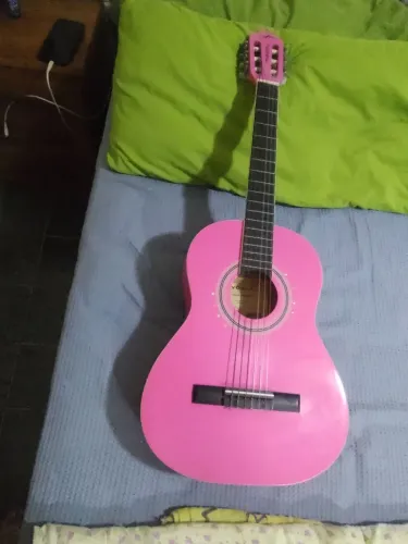 Violão acústico Vogga Rosa infantil