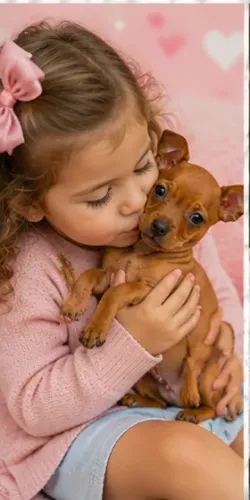 Filhotes Pinscher/Pincher/Pinsher/Pintier fofinhos, sociáveis e inteligentes