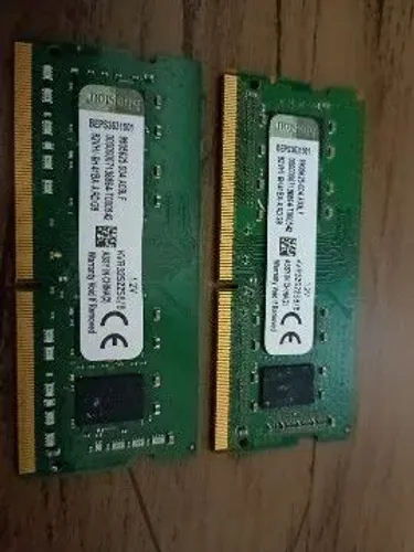 Kit 2 memórias 8GB cada = 16GB DDR4