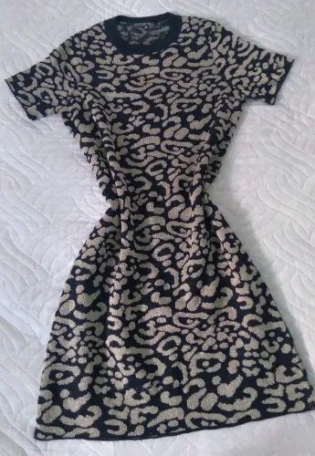 Vestido animal print veste 36 ao 40
