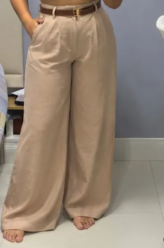 Calça alfaiataria + cinto