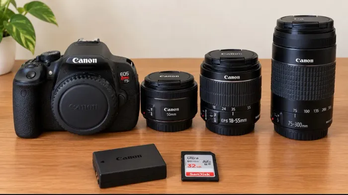 Canon T5i + 3 Lentes | Pouco Uso | Excelente Estado