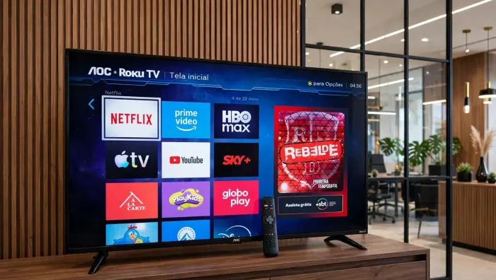 Smart tv de 43pol AOC ROKU