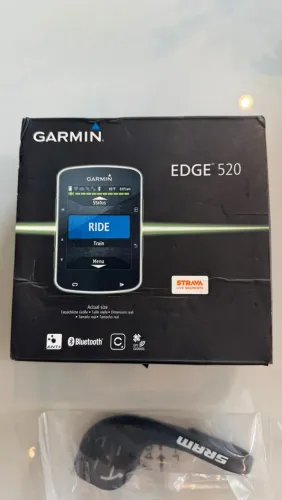 Garmin Edge 520 GPS para Bike + Caixa e Kit de Acessórios