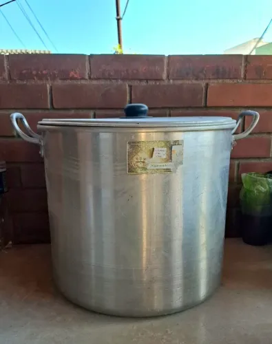 Panela grande 45 L - Caldeirão de aluminio - hotel / restaurante / industrial