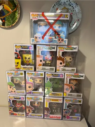 Vendo lote de Funko em perfeito estado acrílico e acetato
