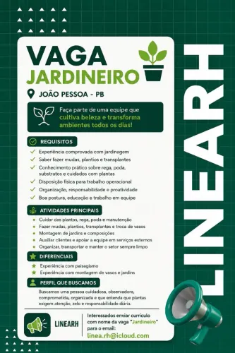 Jardineiro Jardim Oceania - João Pessoa/PB