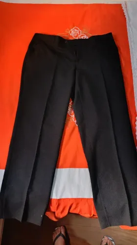 Calça Social Masculina Preta Garbo Tamanho 52