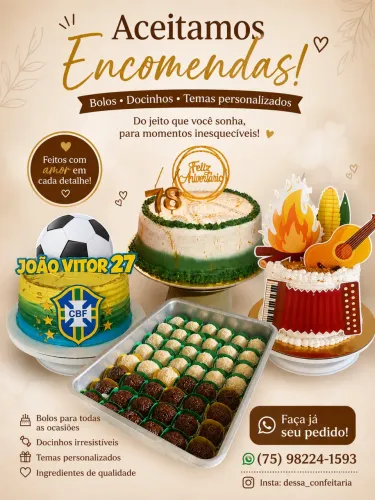 Bolos e doces