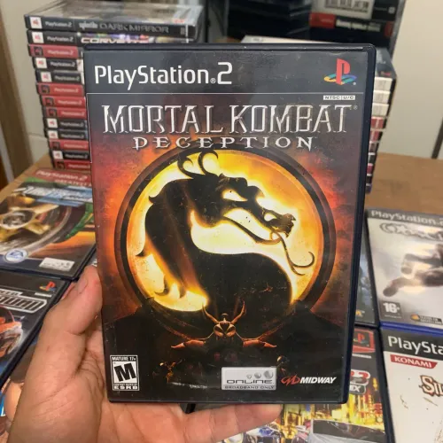 Jogo ps2 mortal kombat deception original play 2 PlayStation black label 