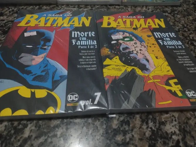 A saga do Batman 7 e 8 Morte em família 1 e 2