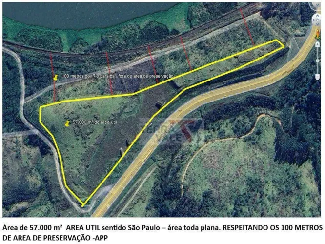 Terreno Estratégico na Via Dutra 57.000 m² para Logística, Galpões ou Posto