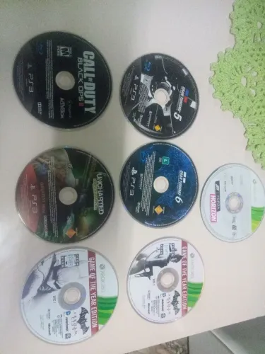 Jogos de ps3 e Xbox 360 sem a capa 
