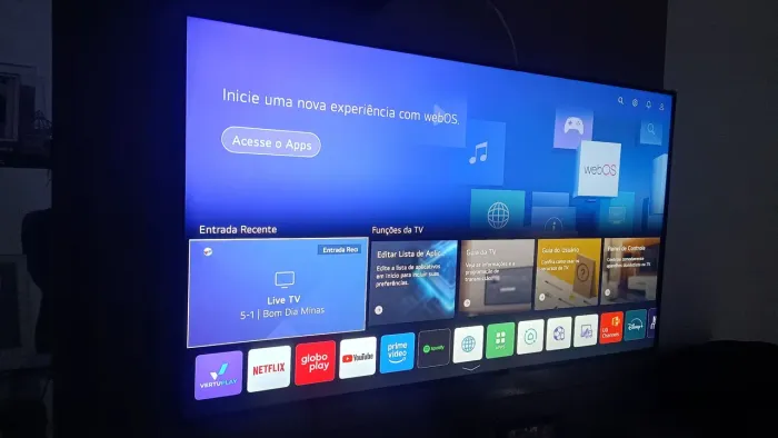 Smart TV LG 55 polegadas 4K full HD