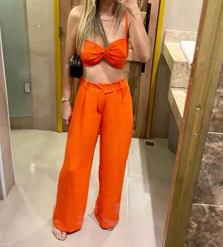 Conjunto Laranja P