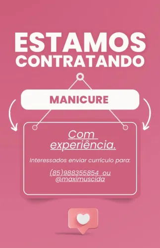 Vagas para manicure