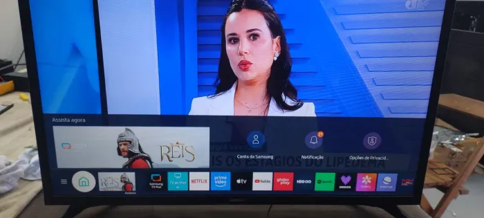 Tv 32 samsung smart tizen todos aplicativos semi nova