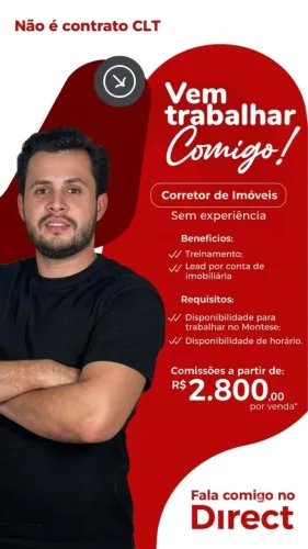 VAGA PARA CORRETORES SEM EXPERIÊNCIA