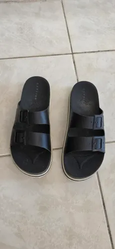 Sandália Birken Catfish masculino tam. 41 preta.