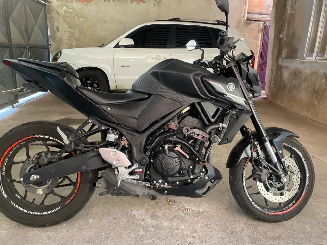 MT 03 PRETA ÚNICO DONO, YAMAHA NAKED, ESPORTIVA 2cilindros