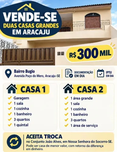 LÉIA O ANÚNCIO CADA CASA COM O VALOR