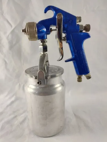 PISTOLA DE PINTURA SUCÇÃO AR - ALUMÍNIO E METAL
