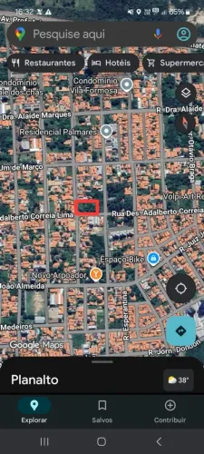 Exc. terreno no Planalto entre a Kennedy e Homero de esquina medindo 80x40 com 3.200m²