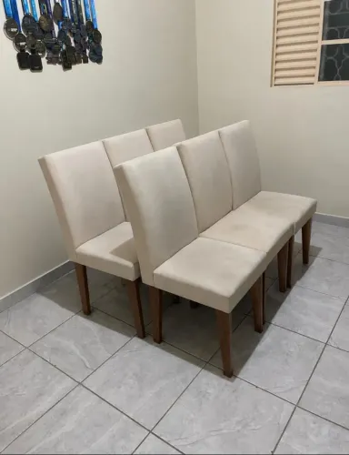 Jogo de 6 Cadeiras para Mesa de Jantar