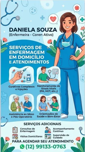 Enfermeira domiciliar