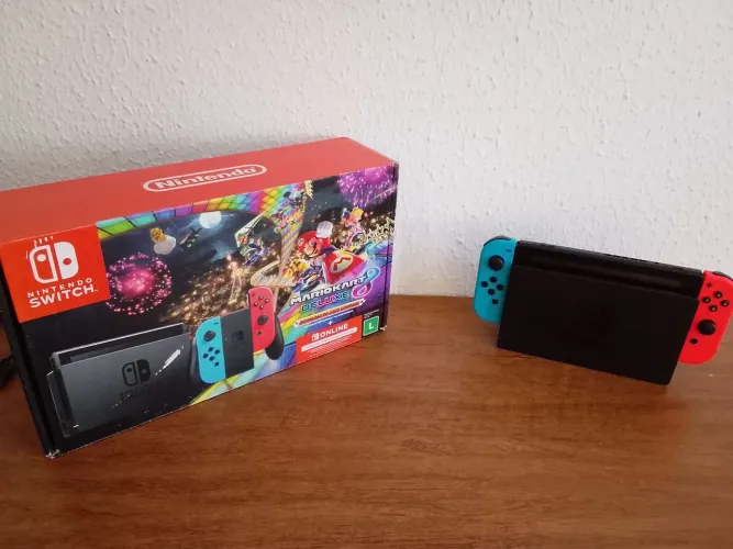 Nintendo switch semi novo!!!