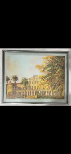 Quadro florido e paisagem esalq usp