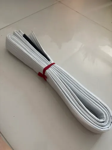 Faixa Branca de Jiu Jitsu - tamanho A3
