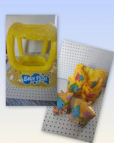 Kit praia: bote, colete e boia de braço