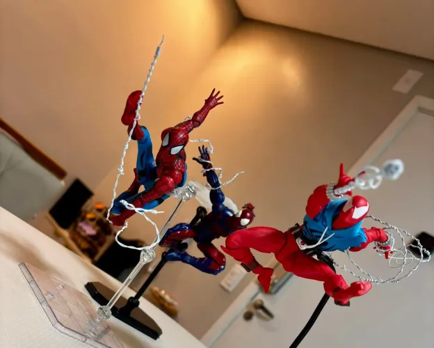 Teias Custom Spiderman 1/12 Mafex/Bandai/Revoltech/Marvel Legends