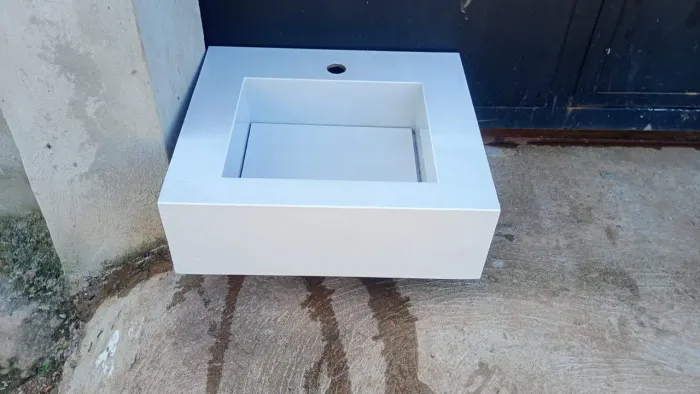 Pia quadrado para banheiro 