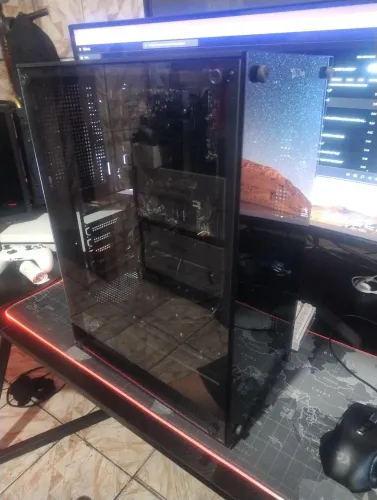 Gabinete Duex + Ryzen 5 2400G + Cooler Master + Placa mãe Bluecase A320