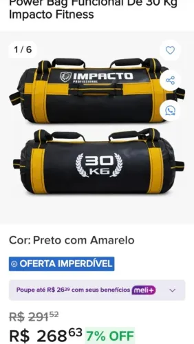 Saco treino