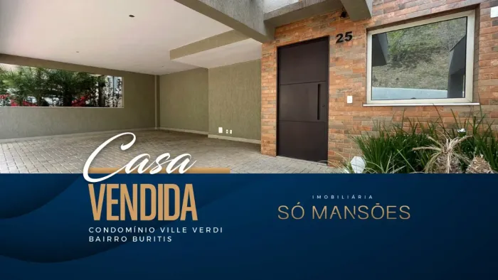 CASA EM CONDOMÍNIO DE LUXO NO BURITIS - BH