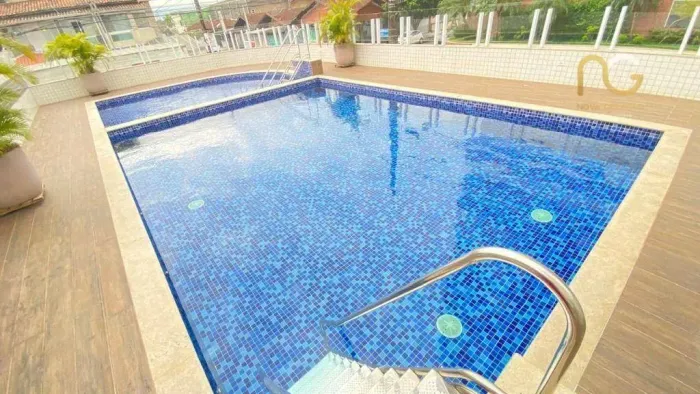 Apartamento com 2 dormitórios à venda, 64 m² por R$ 530.000,00 - Vila Guilhermina - Praia