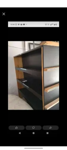 Expositor de madeira