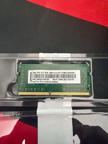 Memória RAM ADATA 4GB DDR4 3200MHz para Notebook/SO-DIMM