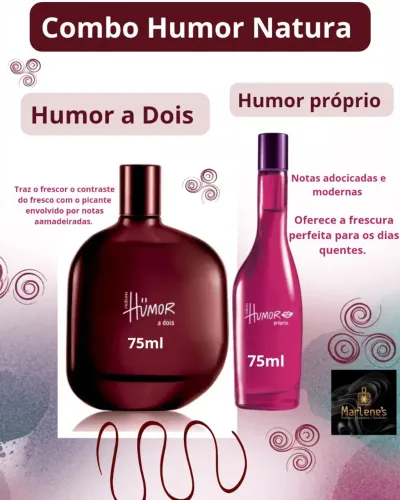 Combo Humor a Dois + Humor Próprio- Natura
