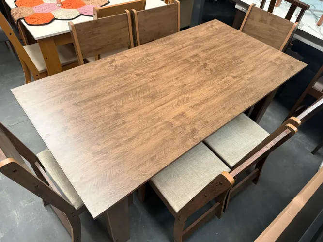 Mesa com 6 cadeiras - entrego Curitiba e região