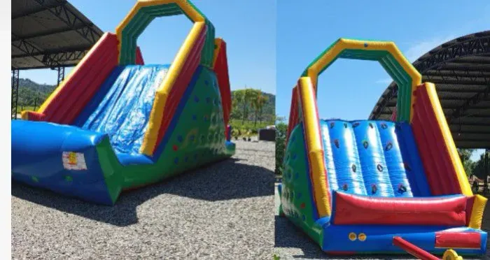 Vendo tobogã com escalada