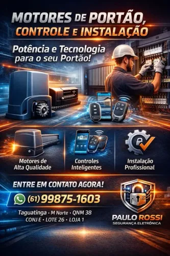 Potência e Tecnologia para o Seu Portão