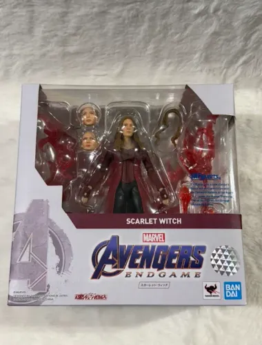 Boneco de ação EUA novo BANDAI S.H.Figuarts Scarlet Witch 6" SHF Avengers Endgame-