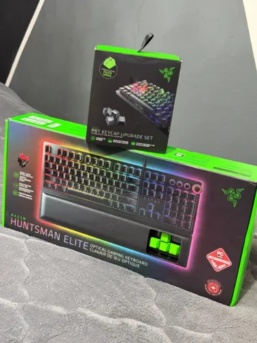 Teclado Razer Huntsman Elite Switches Ópticos + Keycap PBT