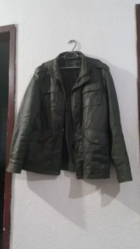 Jaqueta masculina cor verde escuro tamanho M retirar no bairro ganchinho Curitiba PR
