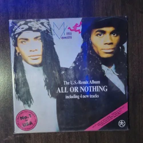 LP Milli Vanilli - All Or Nothing The U.S. Remix Album